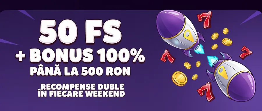 Oferta de weekend Maxwin 50 FS și bonus 100% până la 500 RON