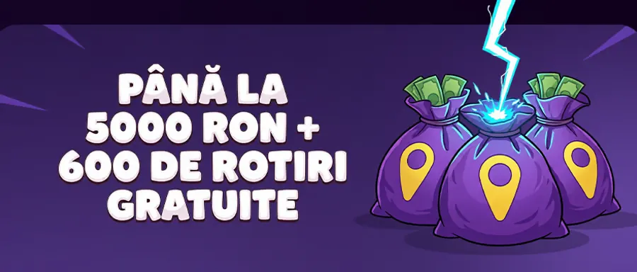 Pachet de bun venit Maxwin până la 5.000 RON și 600 de rotiri